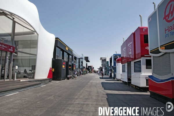 Motorhomes. GP F1 de France 2022.