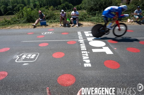 Tour de France. Contre le montre de Rocamadour