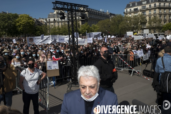 Fra - justice for sarah halimi - demo - paris