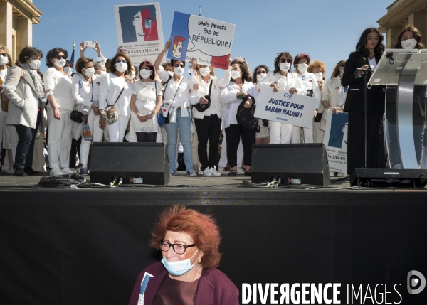 Fra - justice for sarah halimi - demo - paris