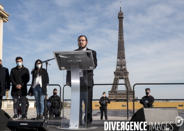 Fra - justice for sarah halimi - demo - paris