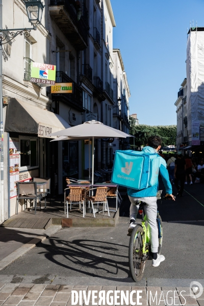 Livreur à vélo