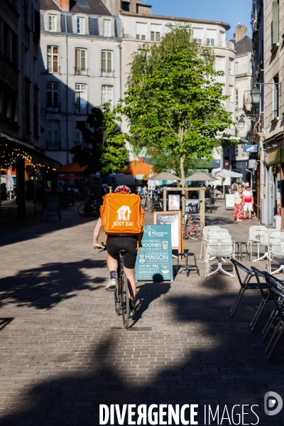 Livreur à vélo