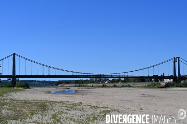 La Loire, canicule et sécheresse. Le débit du plus long fleuve de France inquiète