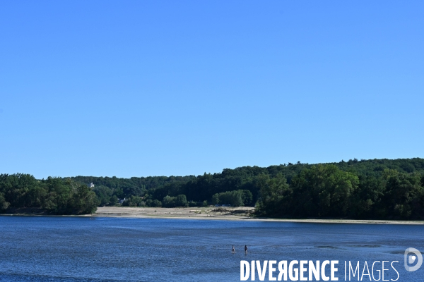 La Loire, canicule et sécheresse. Le débit du plus long fleuve de France inquiète