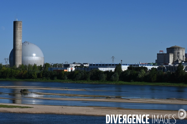 La Loire, canicule et sécheresse. Le débit du plus long fleuve de France inquiète