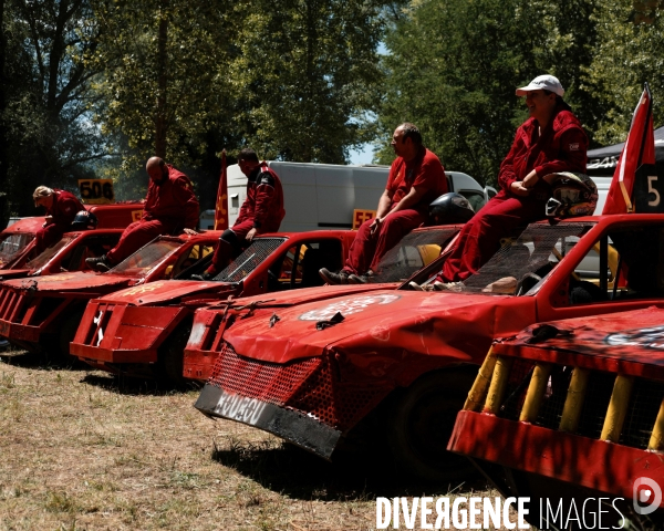 L attente de l arrivée - Stock-car à Brioude