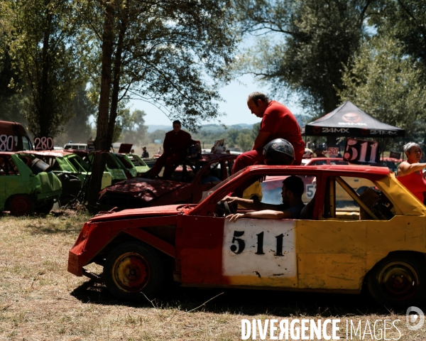 L attente de l arrivée - Stock-car à Brioude