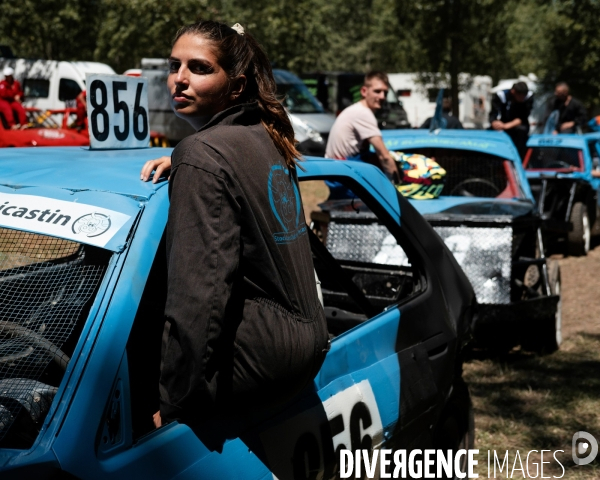 L attente de l arrivée - Stock-car à Brioude