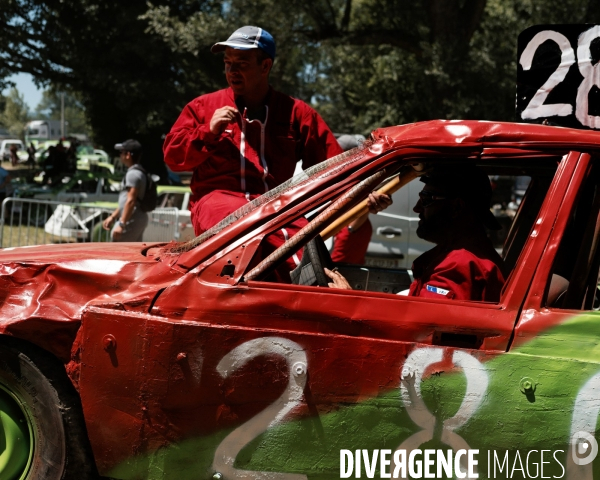 L attente de l arrivée - Stock-car à Brioude