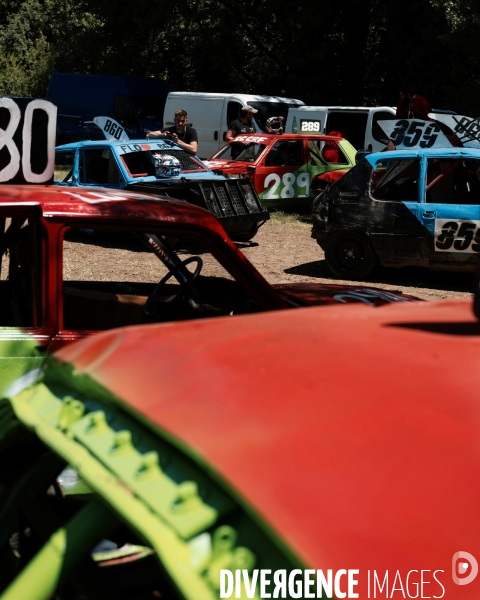L attente de l arrivée - Stock-car à Brioude