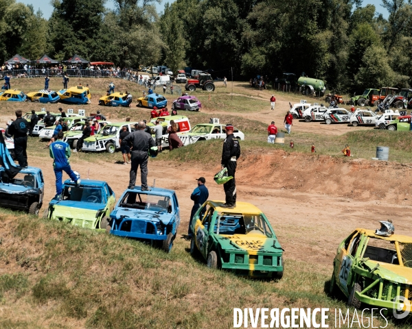 L attente de l arrivée - Stock-car à Brioude