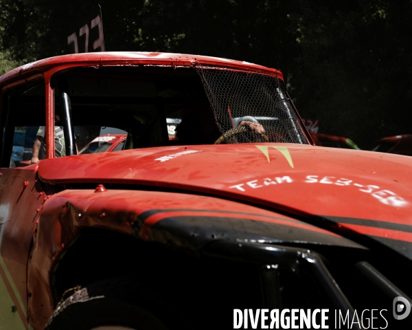 L attente de l arrivée - Stock-car à Brioude