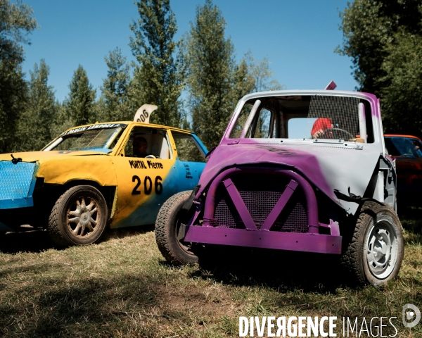 L attente de l arrivée - Stock-car à Brioude