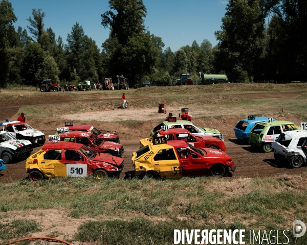 L attente de l arrivée - Stock-car à Brioude