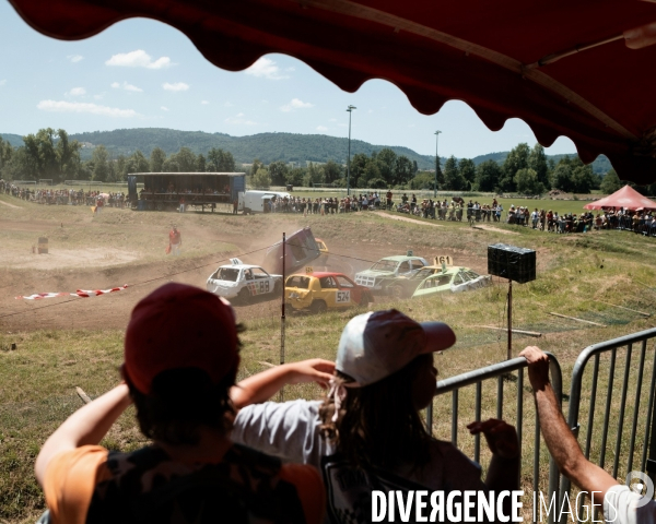 L attente de l arrivée - Stock-car à Brioude