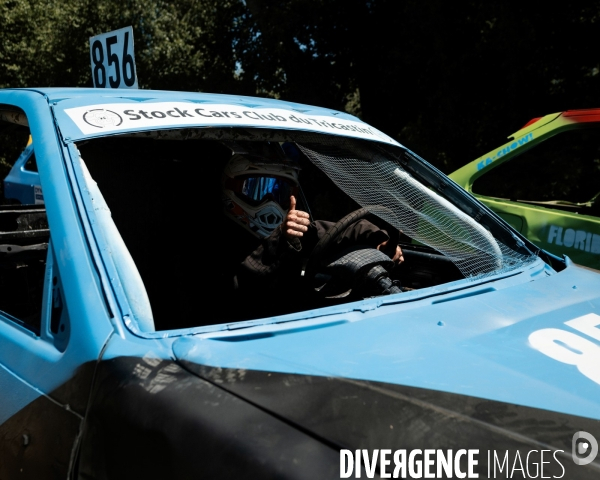 L attente de l arrivée - Stock-car à Brioude