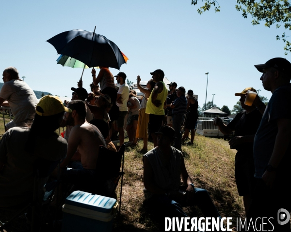 L attente de l arrivée - Stock-car à Brioude
