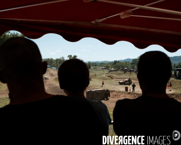 L attente de l arrivée - Stock-car à Brioude