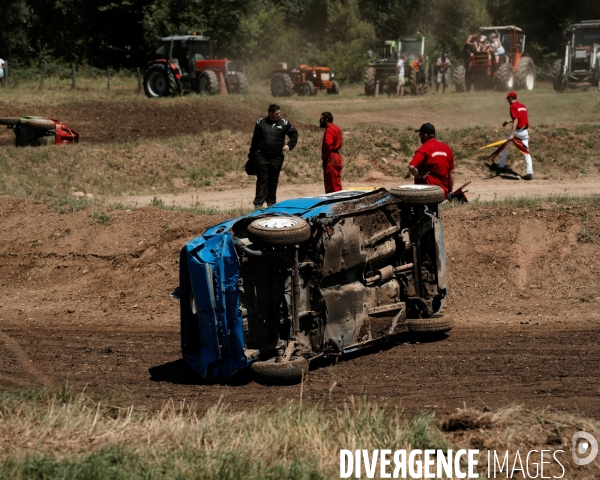 L attente de l arrivée - Stock-car à Brioude