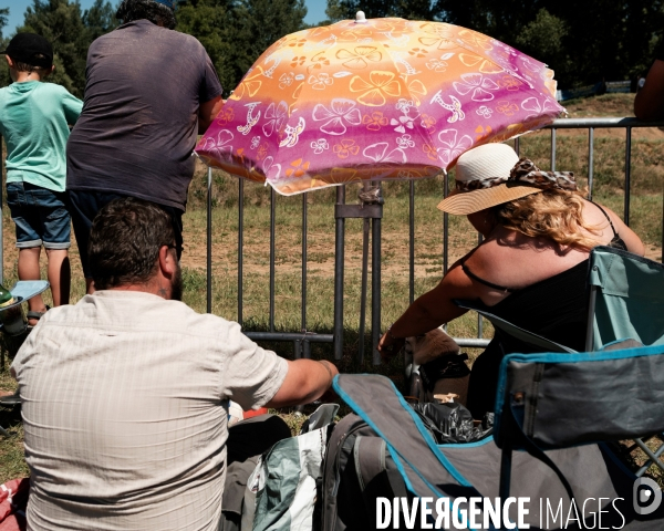 L attente de l arrivée - Stock-car à Brioude