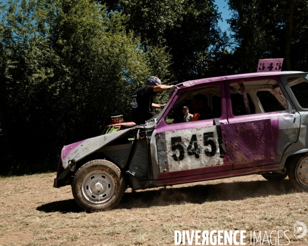 L attente de l arrivée - Stock-car à Brioude