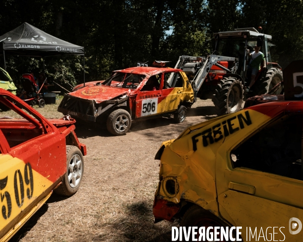 L attente de l arrivée - Stock-car à Brioude