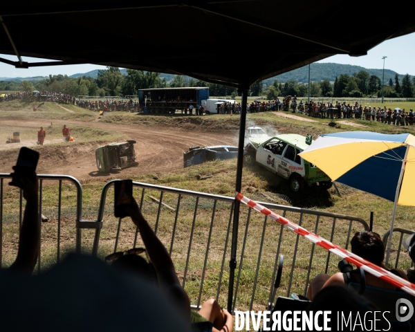 L attente de l arrivée - Stock-car à Brioude