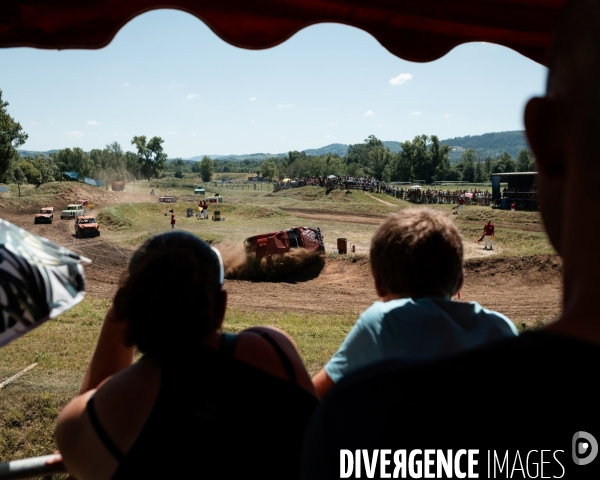 L attente de l arrivée - Stock-car à Brioude