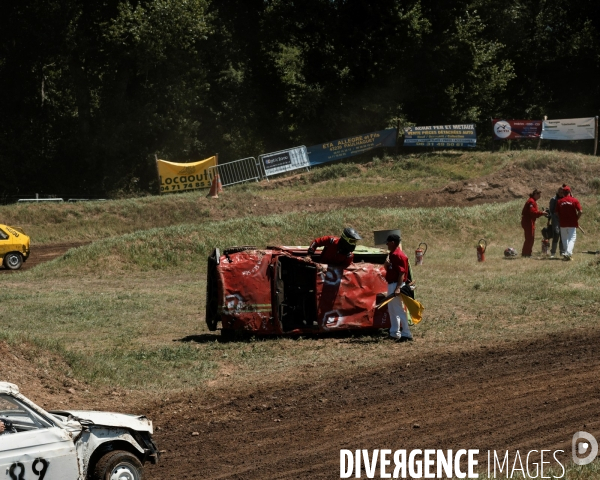 L attente de l arrivée - Stock-car à Brioude