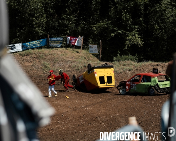 L attente de l arrivée - Stock-car à Brioude