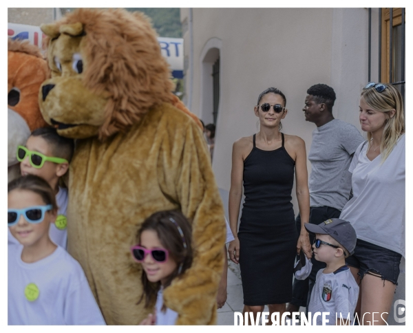 Le long de la Transbassealpine Digne-Nice ( la Color Run )