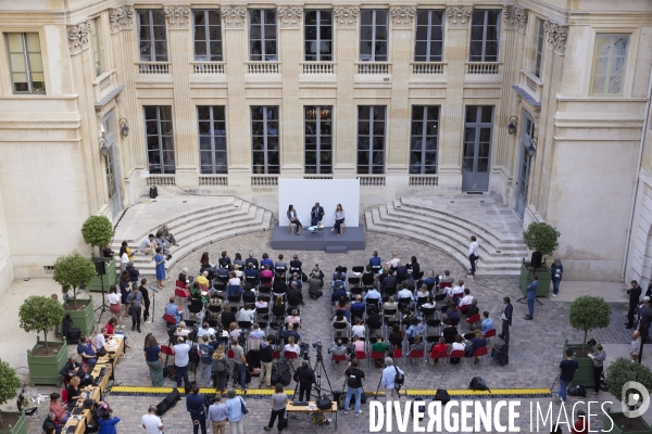 Conférence de presse de rentrée de Pap Ndiaye