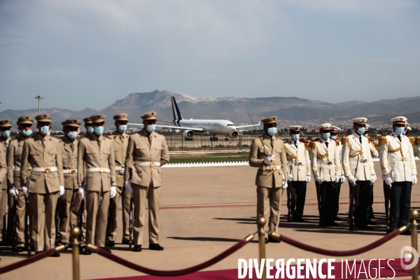 Emmanuel macron en algerie