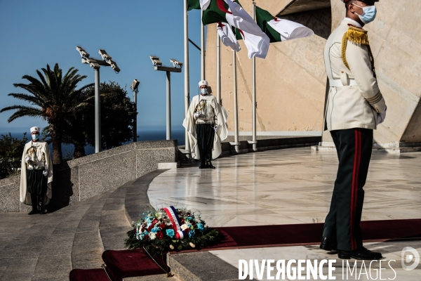 Emmanuel macron en algerie