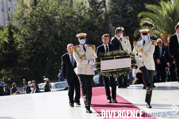 Emmanuel macron en algerie