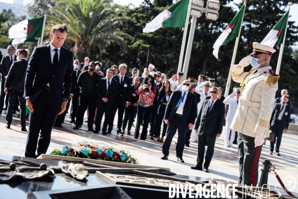 Emmanuel macron en algerie