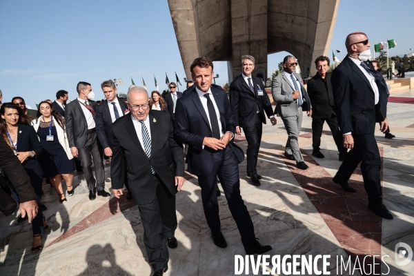 Emmanuel macron en algerie