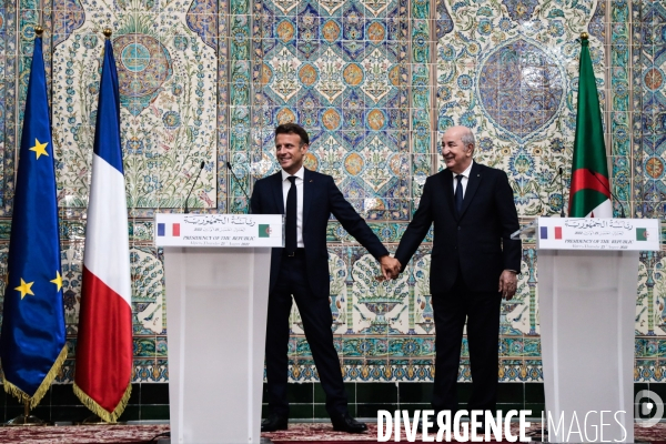 Emmanuel macron en algerie