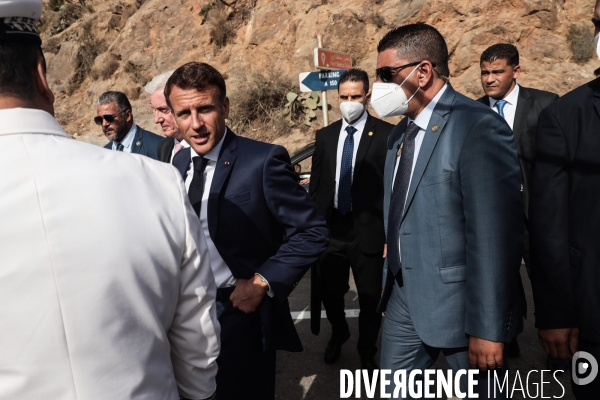 Emmanuel macron en algerie