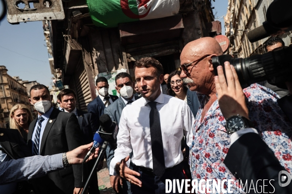 Emmanuel macron en algerie