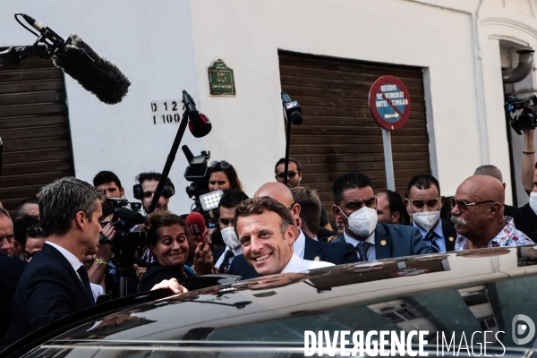 Emmanuel macron en algerie