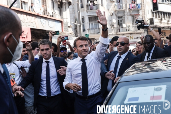 Emmanuel macron en algerie