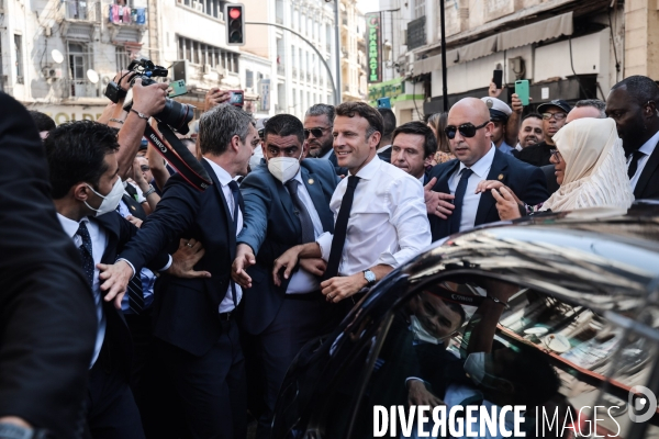 Emmanuel macron en algerie