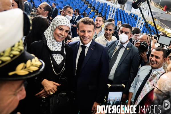 Emmanuel macron en algerie