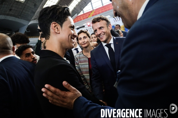 Emmanuel macron en algerie