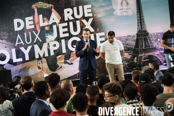 Emmanuel macron en algerie