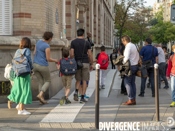 Rentrée des classes maternelle, primaire, collège.