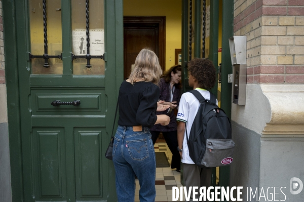 Rentrée des classes maternelle, primaire, collège.