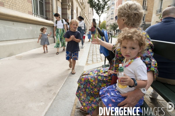 Rentrée des classes maternelle, primaire, collège.